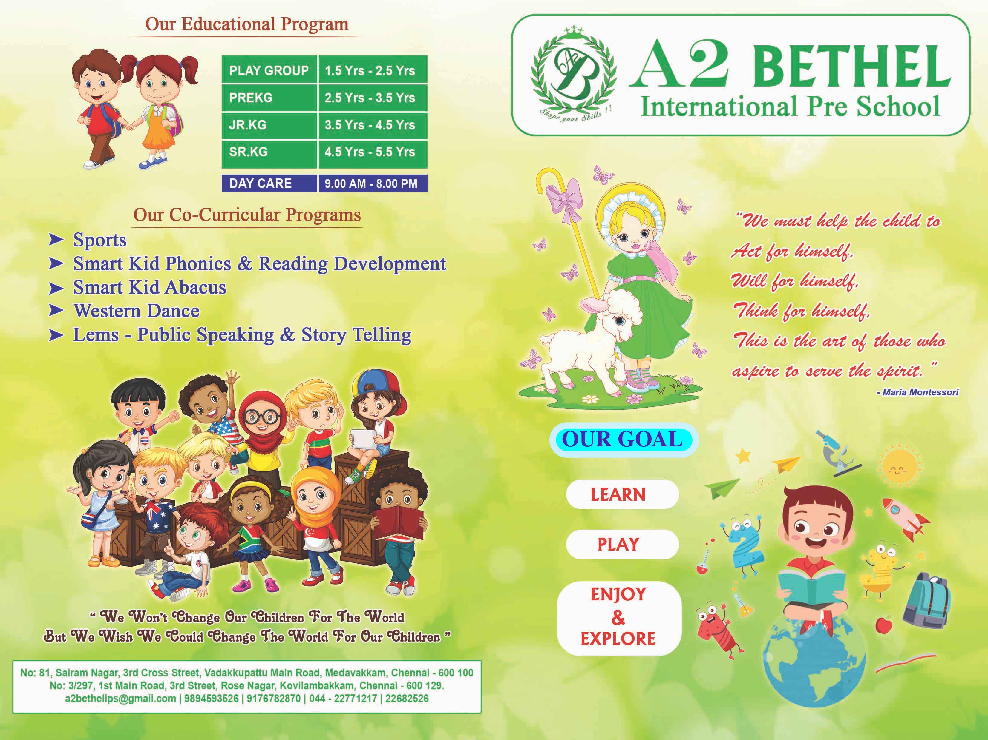 A2 Bethel International Pre - School